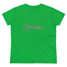 Load image into Gallery viewer, Awomen Apparel Women's Heavy Cotton Tee