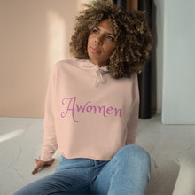 Load image into Gallery viewer, Awomen Apparel Crop Hoodie