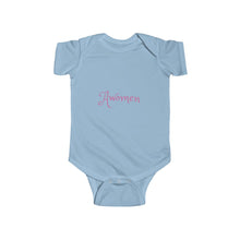 Load image into Gallery viewer, Awomen Apparel Infant Fine Jersey Bodysuit