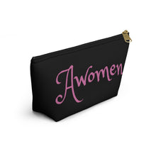 Load image into Gallery viewer, Awomen Travel Accessory Pouch w T-bottom