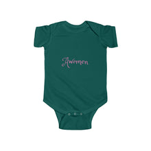 Load image into Gallery viewer, Awomen Apparel Infant Fine Jersey Bodysuit
