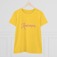 Load image into Gallery viewer, Awomen Apparel Women's Heavy Cotton Tee