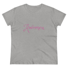 Load image into Gallery viewer, Awomen Apparel Women's Heavy Cotton Tee