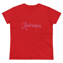 Load image into Gallery viewer, Awomen Apparel Women's Heavy Cotton Tee