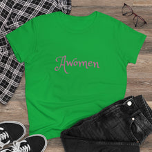 Load image into Gallery viewer, Awomen Apparel Women's Heavy Cotton Tee