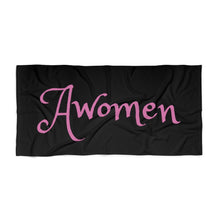 Load image into Gallery viewer, Awomen Apparel Beach Towel