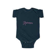 Load image into Gallery viewer, Awomen Apparel Infant Fine Jersey Bodysuit