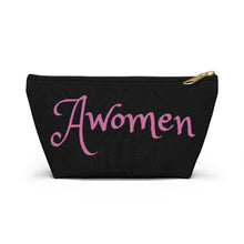 Load image into Gallery viewer, Awomen Travel Accessory Pouch w T-bottom