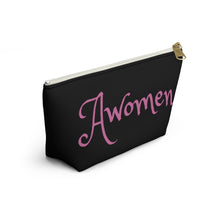 Load image into Gallery viewer, Awomen Travel Accessory Pouch w T-bottom