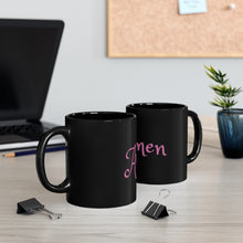 Load image into Gallery viewer, Awomen Apparel Black mug 11oz