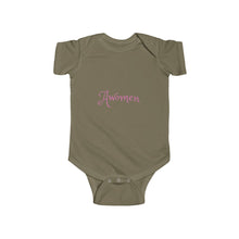 Load image into Gallery viewer, Awomen Apparel Infant Fine Jersey Bodysuit