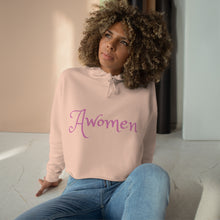 Load image into Gallery viewer, Awomen Apparel Crop Hoodie
