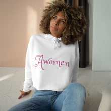 Load image into Gallery viewer, Awomen Apparel Crop Hoodie
