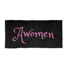 Load image into Gallery viewer, Awomen Apparel Beach Towel
