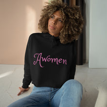 Load image into Gallery viewer, Awomen Apparel Crop Hoodie
